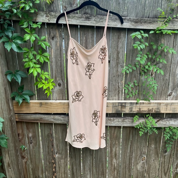 Moda International Dresses & Skirts - Moda International Pink Floral Mini Dress